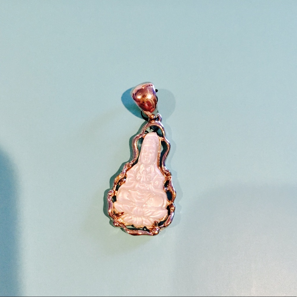 925 Sterling silver Buddha pendant